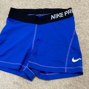 Blue Nike pros